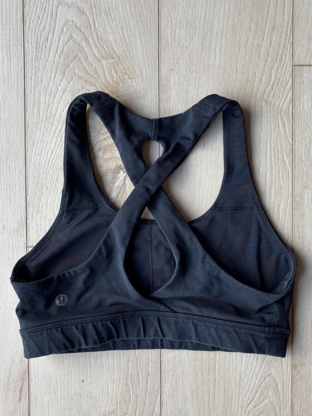 Lululemon Black Crisscross Back Sports Bra - Approx size small - Picture 2 of 2